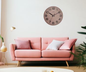 zegar z płynącym sekundnikiem, zegar kwarcowy JVD, elegancki zegar ścienny, zegar do salonu (1).jpg