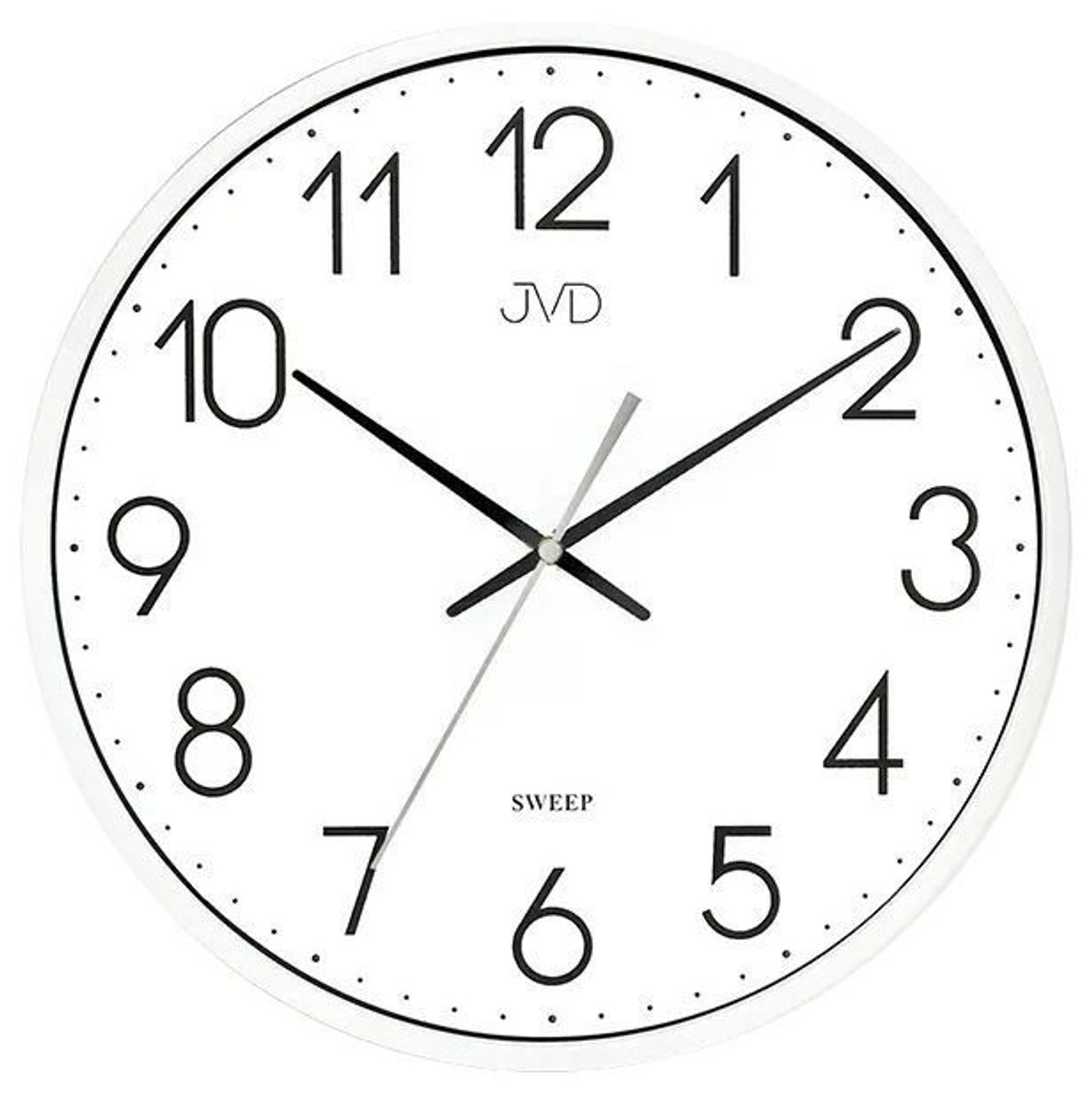 Zegar ścienny JVD HX8016.1 – biały, 30 cm, cichy mechanizm, płynący sekundnik.jpg