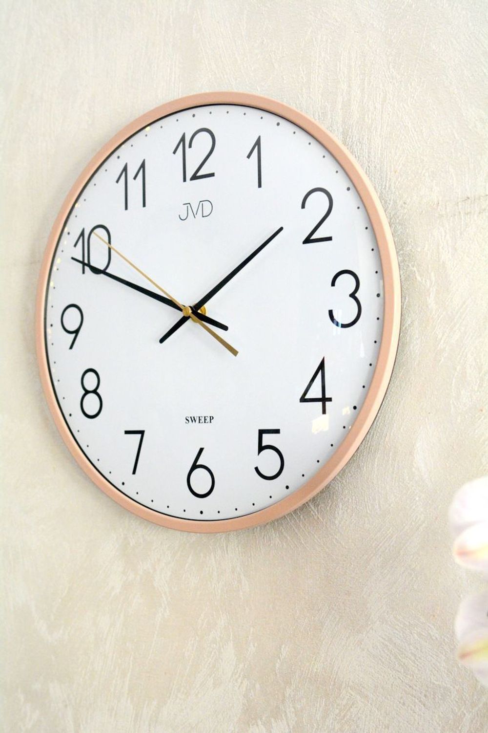 Zegar ścienny JVD HX8016.2 – brązowy, 30 cm, cichy mechanizm, płynący sekundnik.jpg