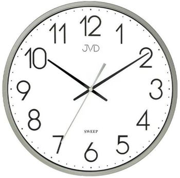 Zegar ścienny JVD HX8016.5 – szary, 30 cm, cichy mechanizm, płynący sekundnik1.jpg