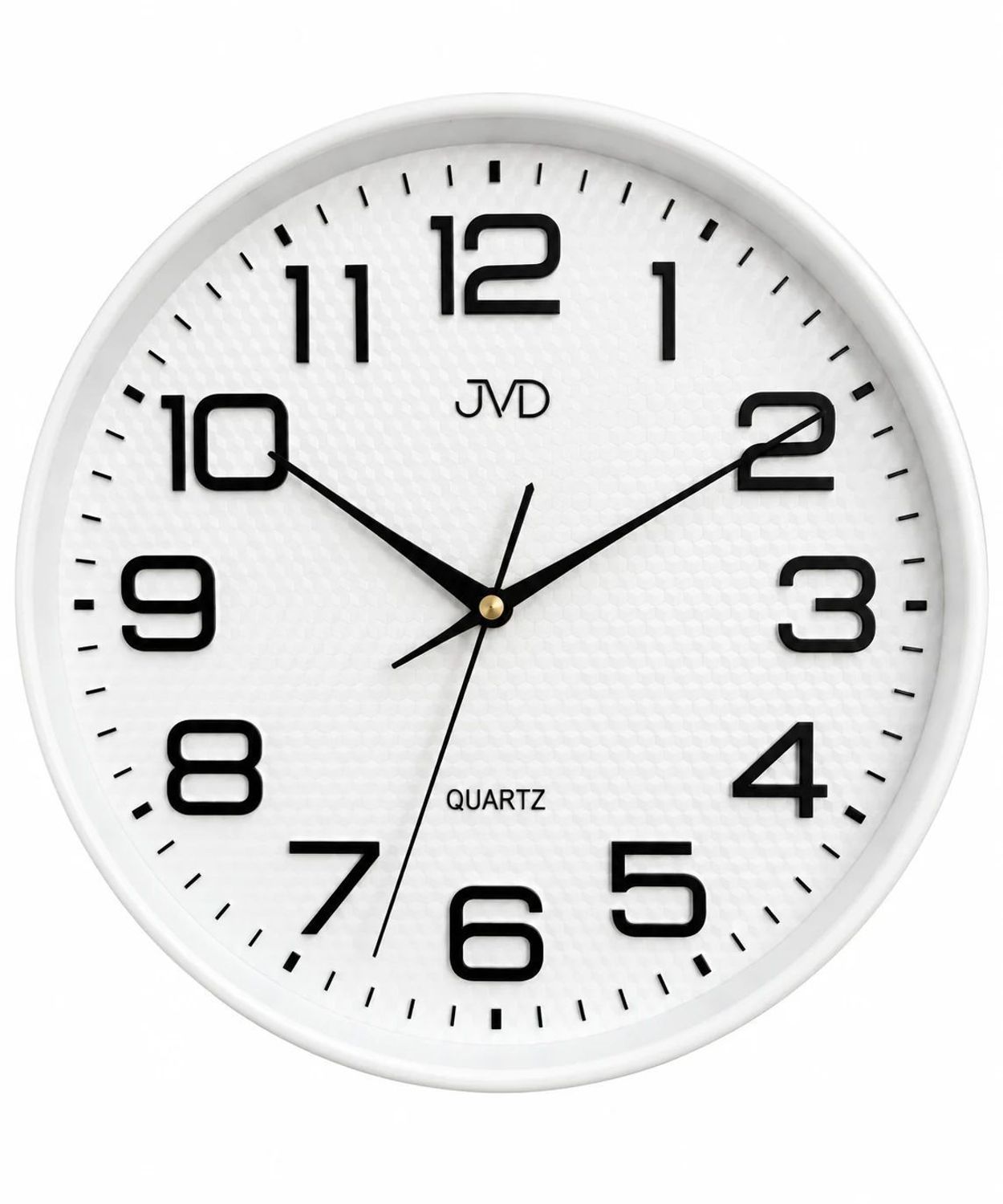 Zegar ścienny biały JVD HX9309.1 – płynąca wskazówka, średnica 30 cm (1).jpg
