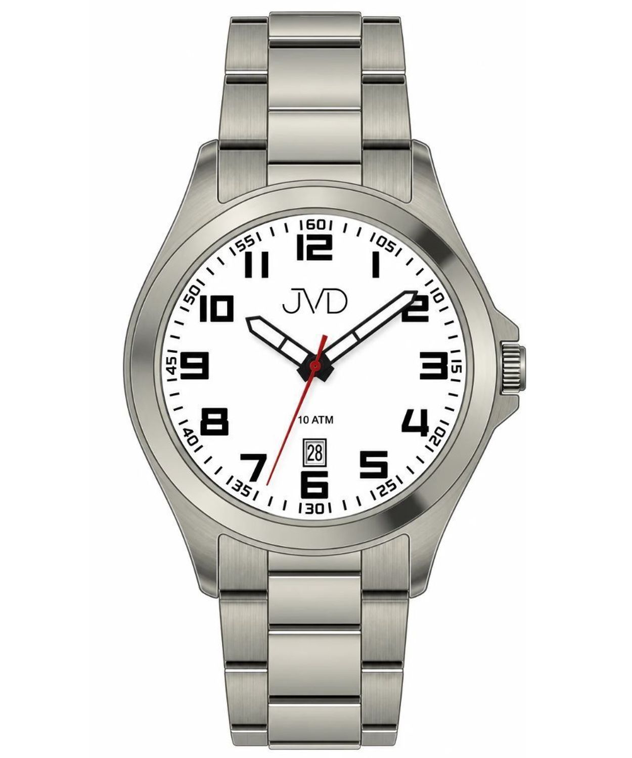Zegarek męski JVD tytanowy srebrny 40 mm – Miyota, 10 ATM, szkło mineralne.jpg