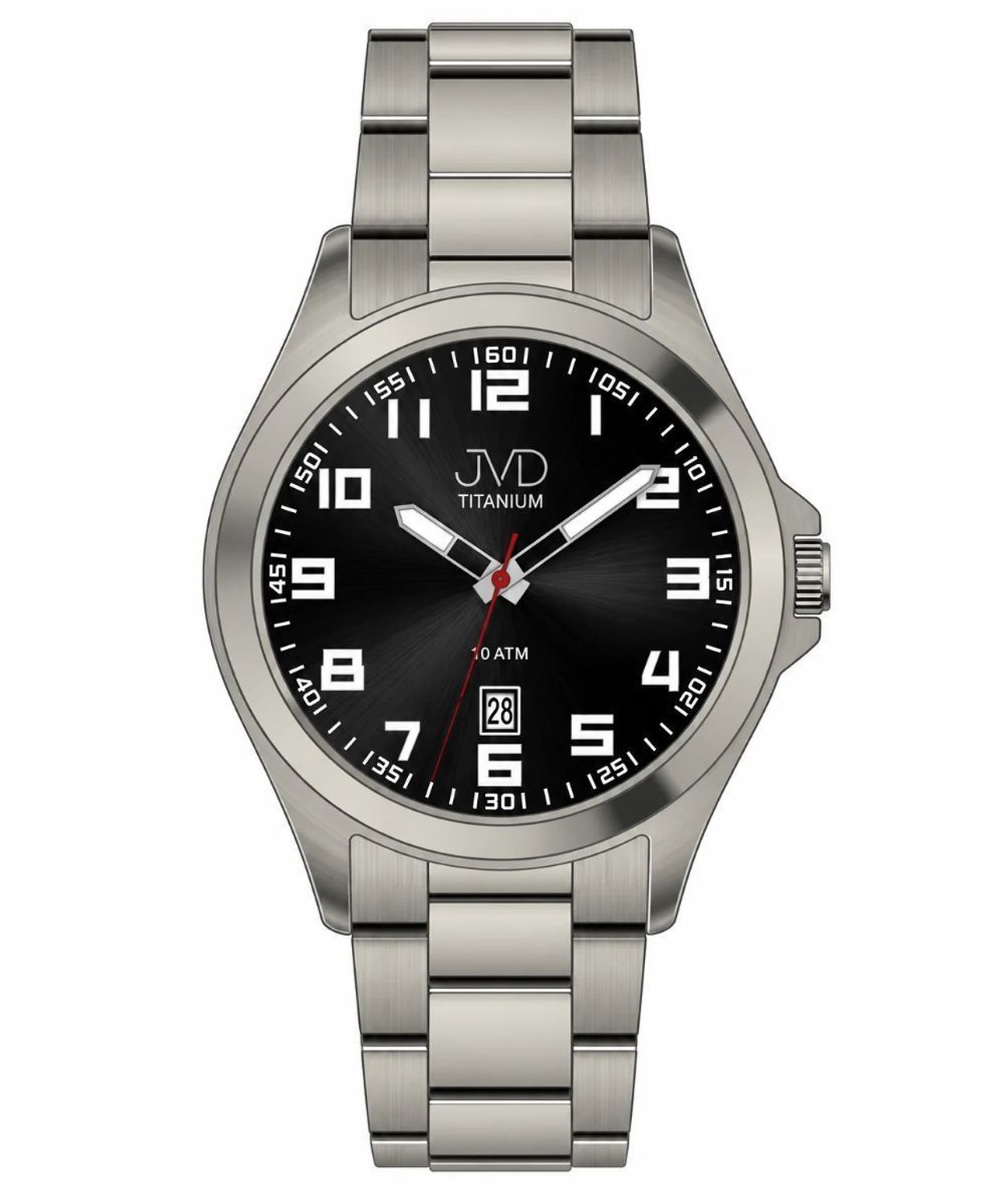 Zegarek męski JVD tytanowy srebrny 40 mm – Miyota, 10 ATM, szkło mineralne (1).jpg
