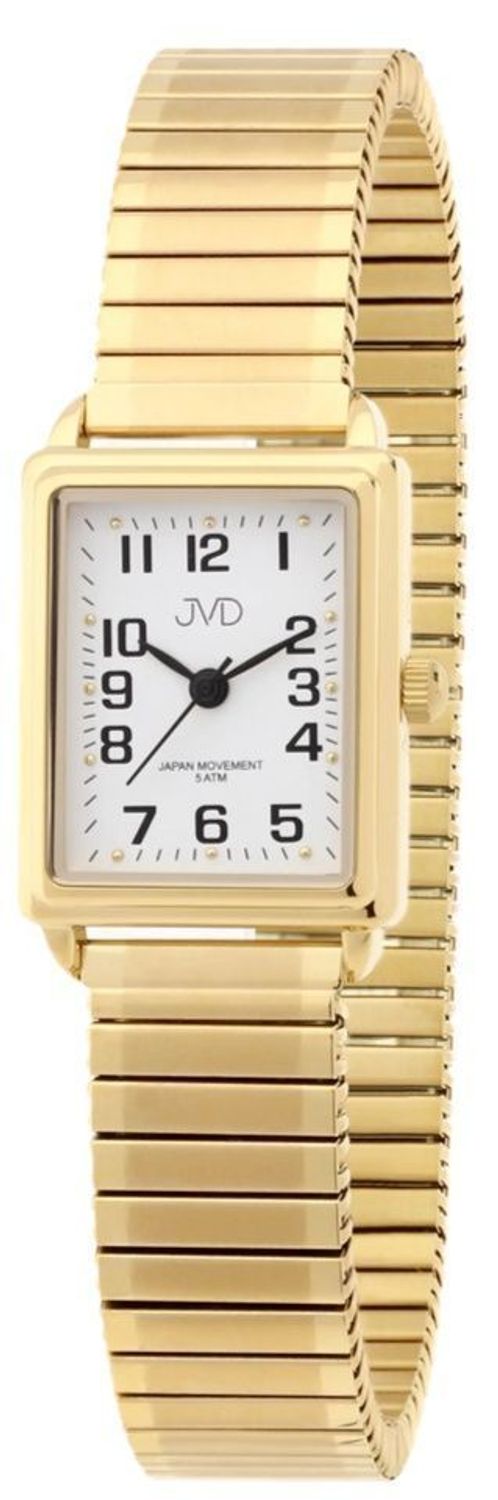 Zegarek damski JVD J4072.4Z – elegancki złoty zegarek z kwadratową tarczą (1).jpg