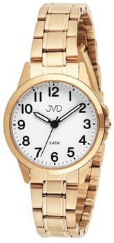Złoty zegarek damski Elegance Miyota 30 mm – stal szlachetna, bransoleta, luminescencyjne wskazówki (2).jpg