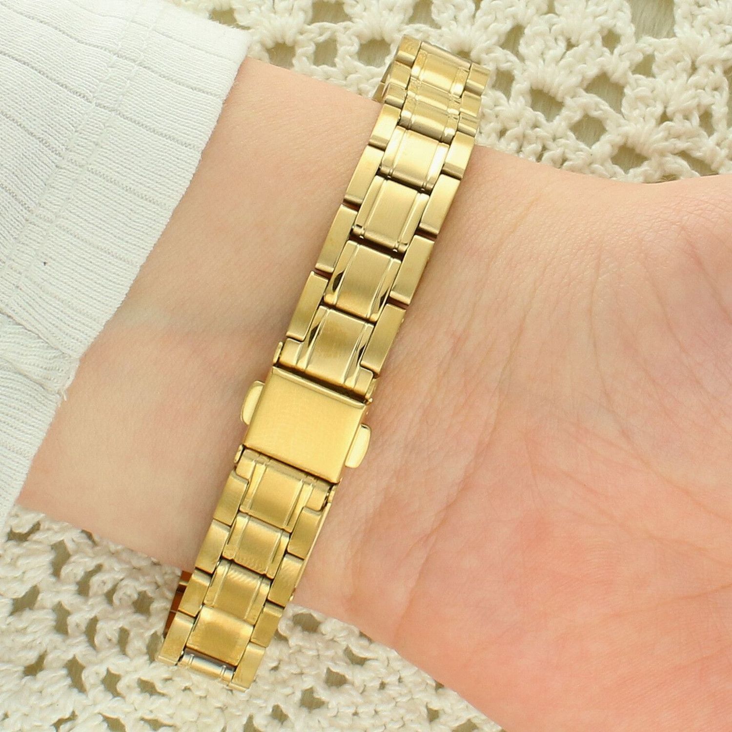 Złoty zegarek damski Elegance Miyota 30 mm – stal szlachetna, bransoleta, luminescencyjne wskazówki (3).jpg