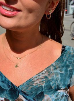 Złote kolczyki 585 kółka bicolor 2 cm DIA-KLC-0377-585. Kolczyki złote w Sklepie z Biżuterią zegarki-diament.pl✓ Piękne Kolczyki dla Kobiet (1).JPG