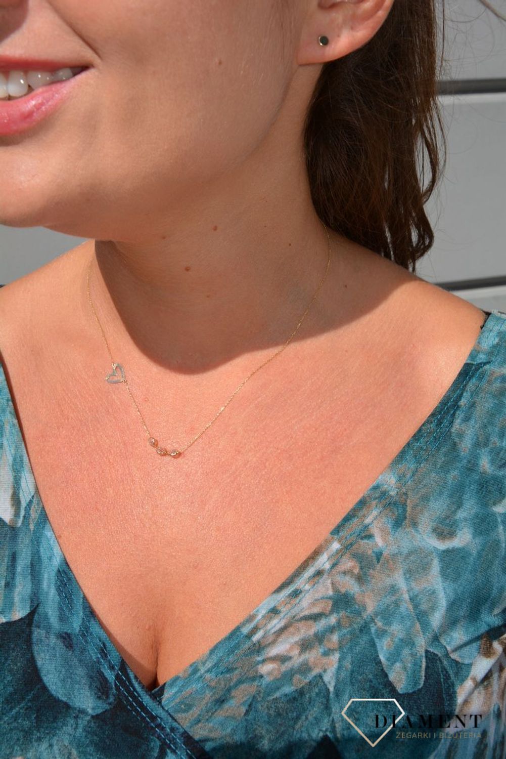 Złote kolczyki 585 okrągłe blaszki 4 mm DIA-KLC-0419-585.jpg