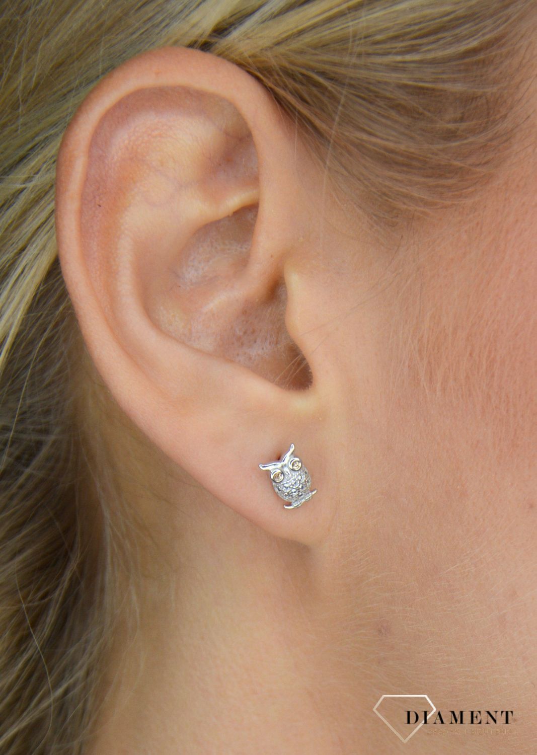 Kolczyki srebrne sowy ozdobione cyrkonią.jpg