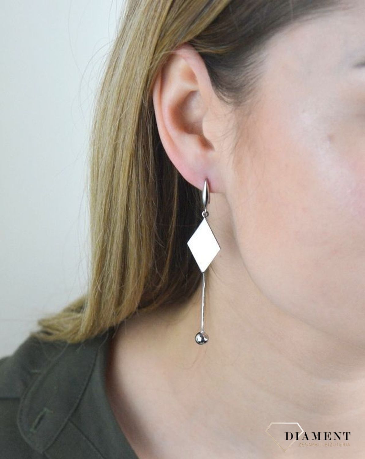 Kolczyki srebrne damskie wiszące romby blaszki DIA-KLC-0772-925.jpg