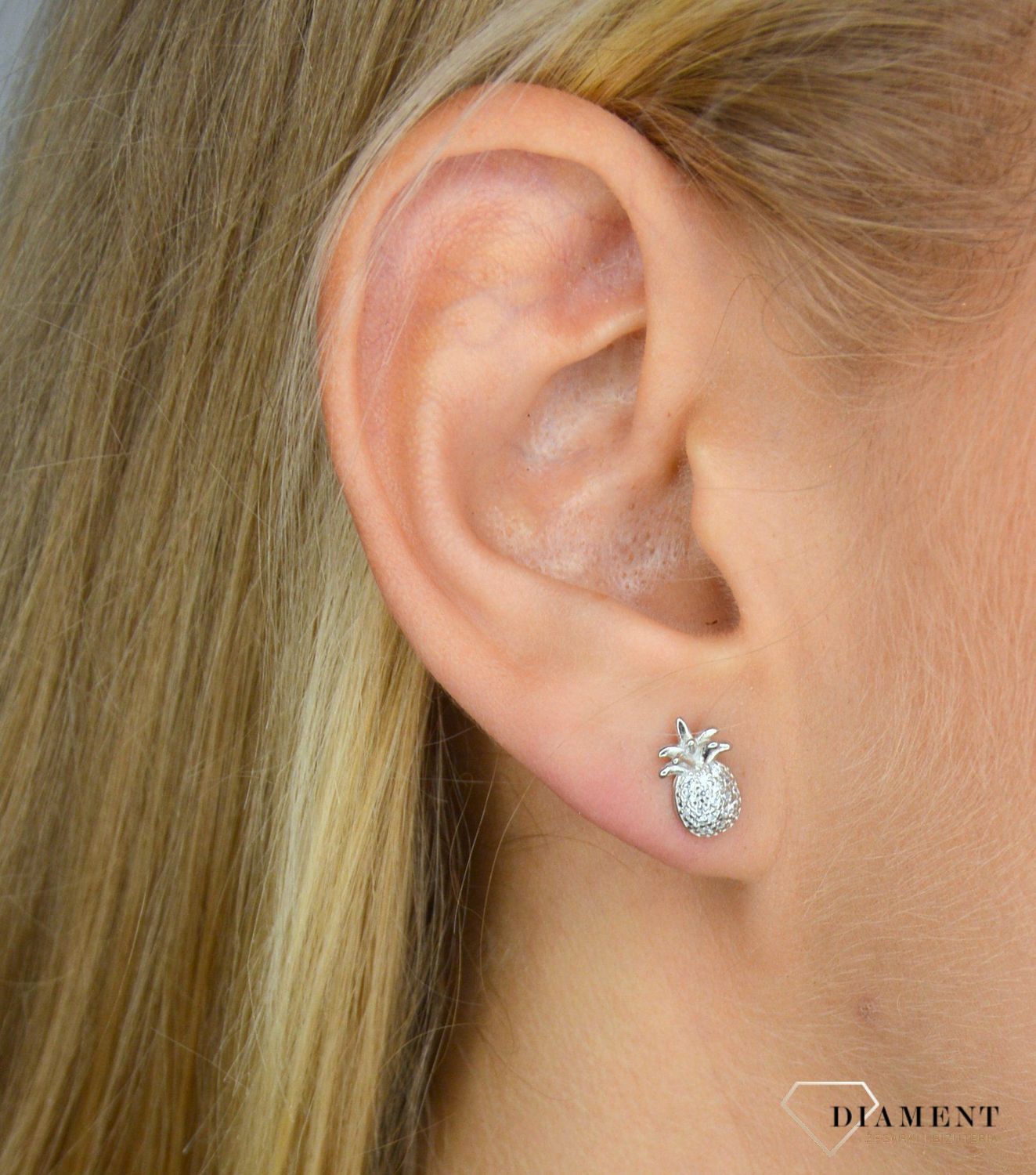 Kolczyki srebrne damskie ananasy z cyrkonią.jpg