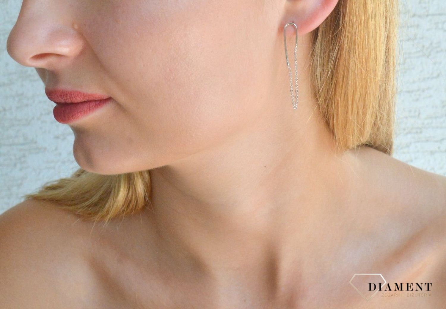 Kolczyki srebrne wiszące łańcuszki na sztyft DIA-KLC-10009-925.jpg