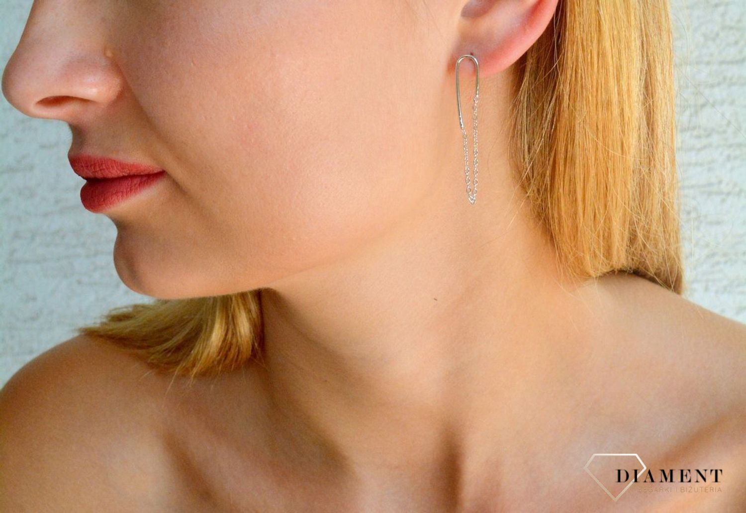 Kolczyki srebrne wiszące łańcuszki na sztyft DIA-KLC-10009-925.jpg