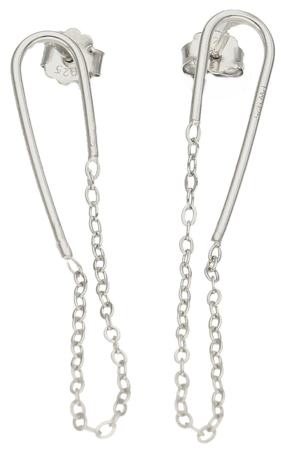 Kolczyki srebrne wiszące łańcuszki na sztyft DIA-KLC-10009-925.jpg