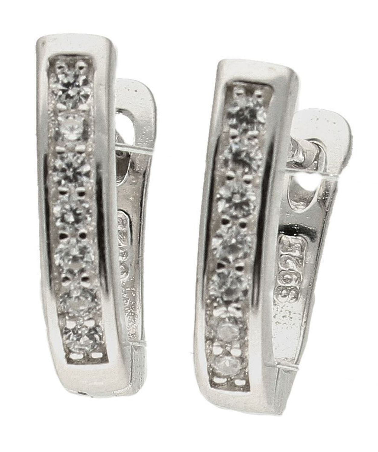 Srebrne kolczyki dla dziewczynki delikatne ozdobione cyrkoniami DIA-KLC-10012-925. Srebrne kolczyki damskie. Kolczyki dziecięce z kamieniem. kolczyki srebrne idealne na prezent. Kolczyki z cyrkoniami dla małej dziewczynki..jpg