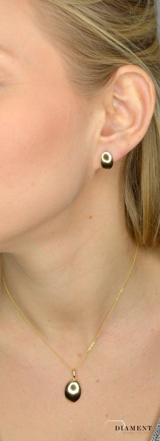 Złote kolczyki 585 gładki owal DIA-KLC-1003K-585.jpg