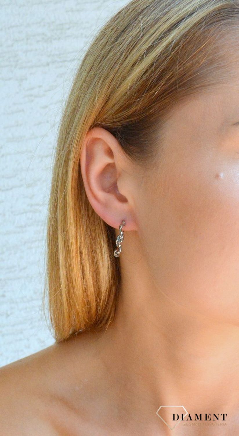 Srebrne kolczyki damskie 925 kolczyki koła DIA-KLC-10120-925. Srebrne kolczyki 925 koła. Srebrne kolczyki modny wzór. Biżuteria srebrna damska. Kolczyki srebrne damskie koła idealne na prezent..jpg