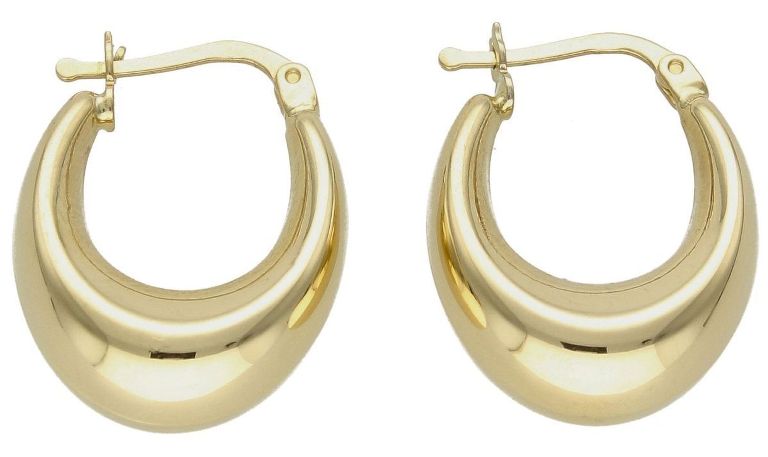 Złote kolczyki damskie  Beczułkowe kółeczka  585 DIA-KLC-10218-585b (1).jpg