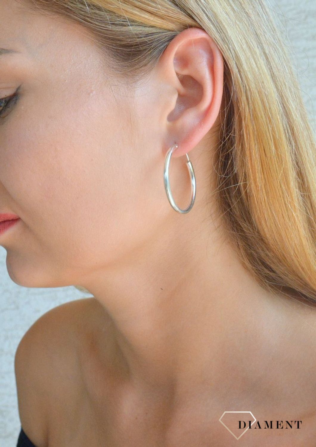 Srebrne kolczyki 925 klasyczne gładkie koła DIA-KLC-10286-925. Srebrne kolczyki damskie. Srebrne kolczyki koła. Srebrne koła klasyczne. Srebrne klasyczne kolczyki gładkie koła. Srebrne kolczyki koła idealna na prezent..jpg