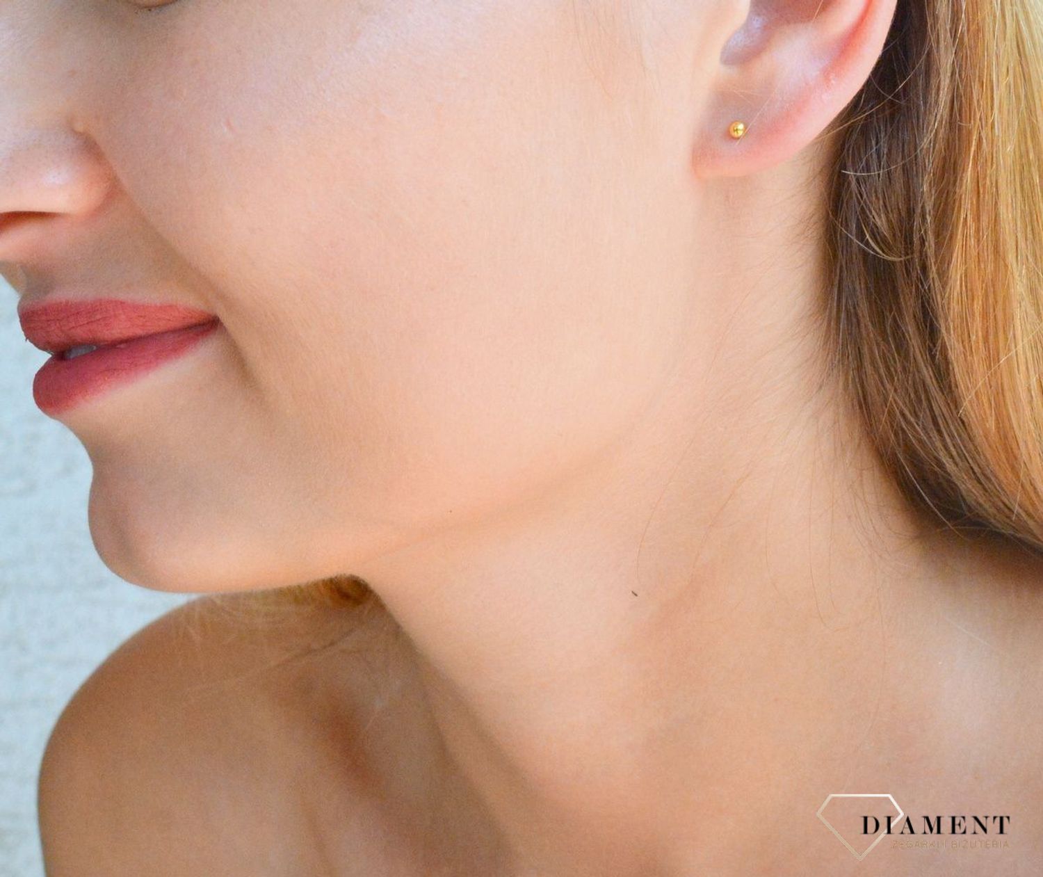 Srebrne kolczyki damskie 925 pozłacane kuleczki wkrętki DIA-KLC-10336-925. Srebrne kolczyki damskie. Srebrne kolczyki wkrętki. Srebrne kolczyki damskie kulki. Kolczyki srebrne na sztyft w pozłoceniu..jpg