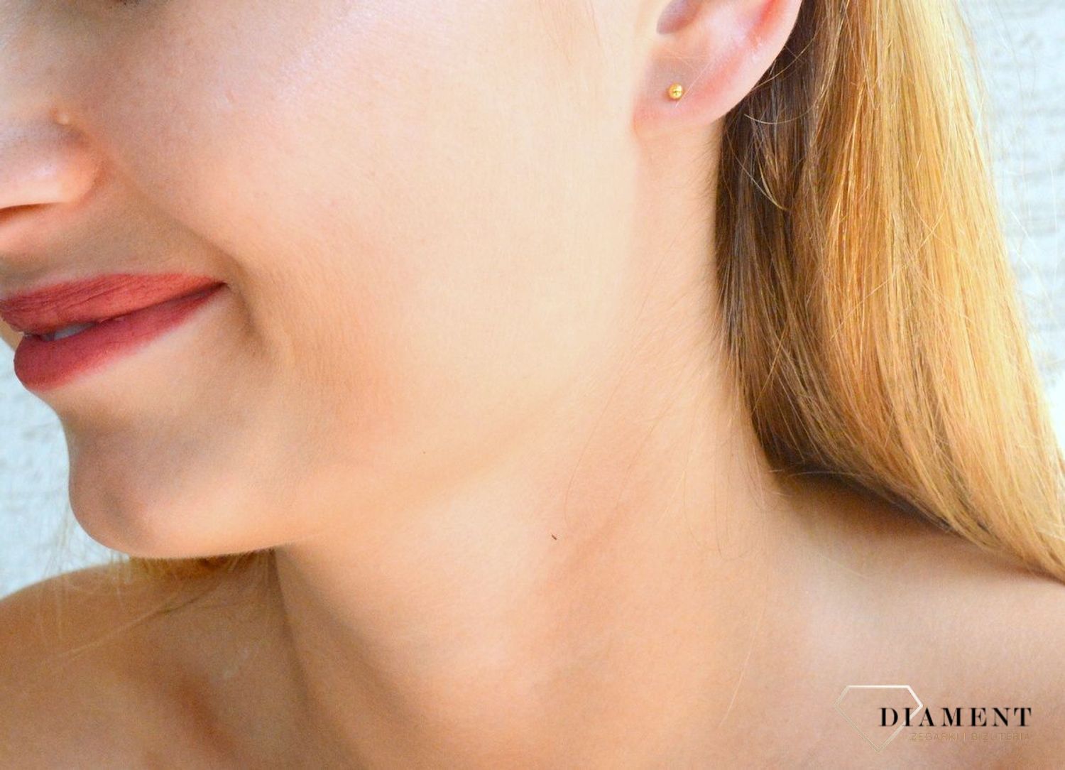 Srebrne kolczyki damskie 925 pozłacane kuleczki wkrętki DIA-KLC-10336-925. Srebrne kolczyki damskie. Srebrne kolczyki wkrętki. Srebrne kolczyki damskie kulki. Kolczyki srebrne na sztyft w pozłoceniu..jpg