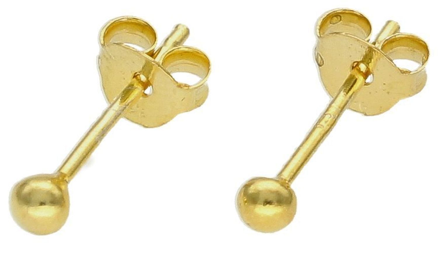 Srebrne kolczyki damskie 925 pozłacane kuleczki wkrętki DIA-KLC-10336-925. Srebrne kolczyki damskie. Srebrne kolczyki wkrętki. Srebrne kolczyki damskie kulki. Kolczyki srebrne na sztyft w pozłoceniu..jpg