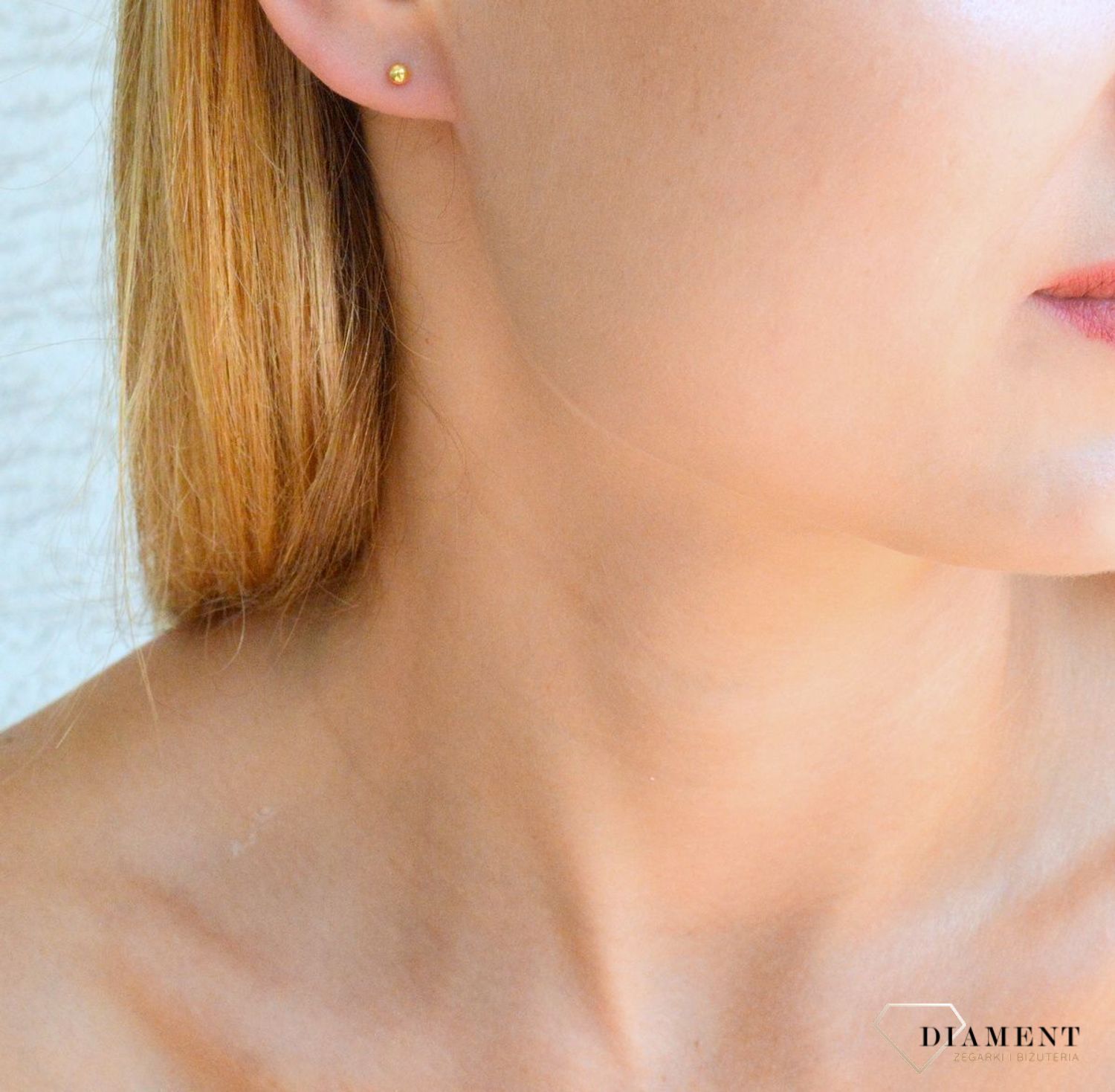 Srebrne kolczyki damskie 925 pozłacane kuleczki wkrętki DIA-KLC-10337-925.jpg