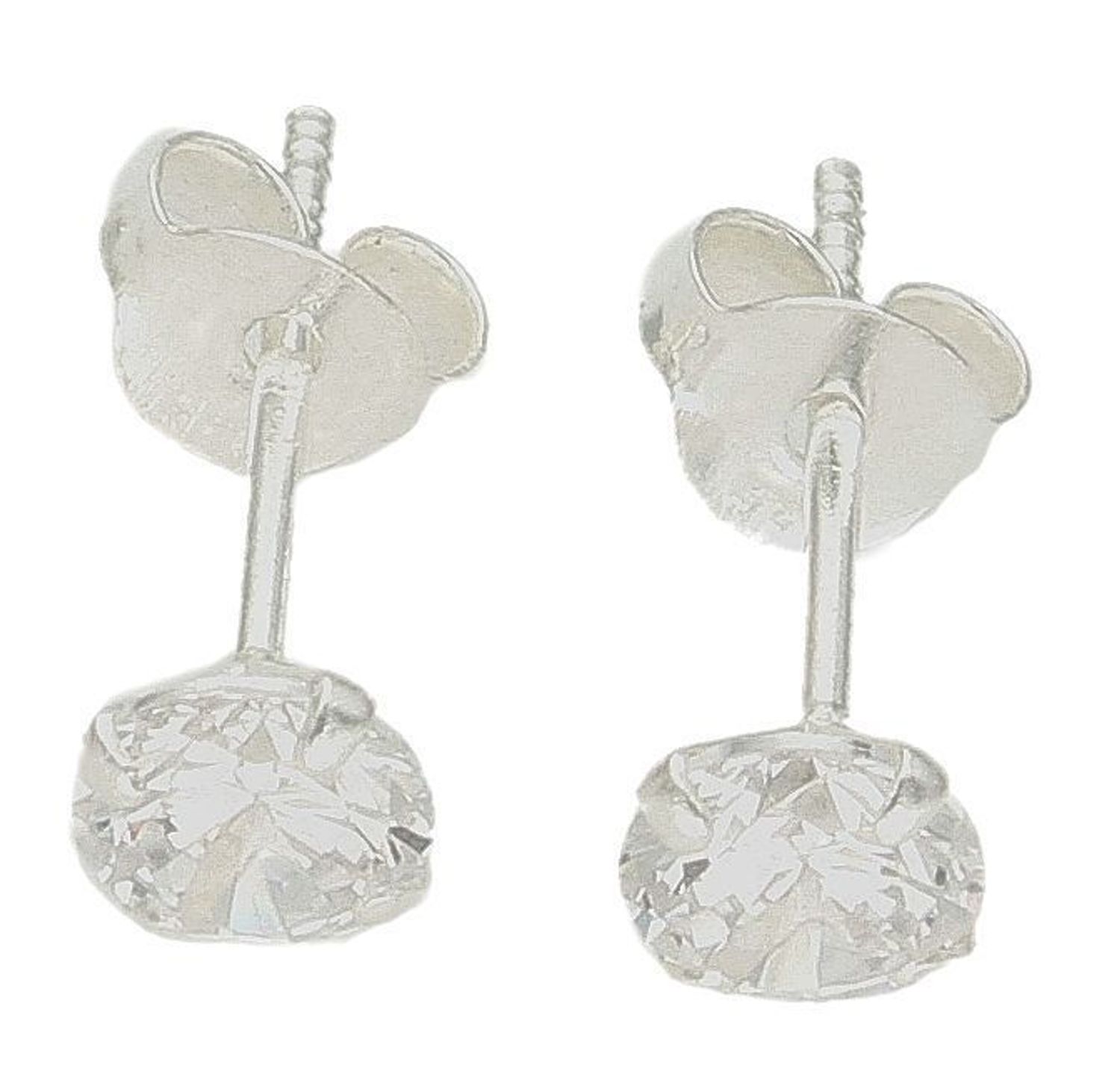 Srebrne kolczyki damskie wkrętki z okrągłą cyrkonią DIA-KLC-10341-925. Srebrne kolczyki damskie. Srebrne kolczyki wkrętki. Srebrne kolczyki damskie z cyrkonią. Kolczyki srebrne na sztyft..jpg