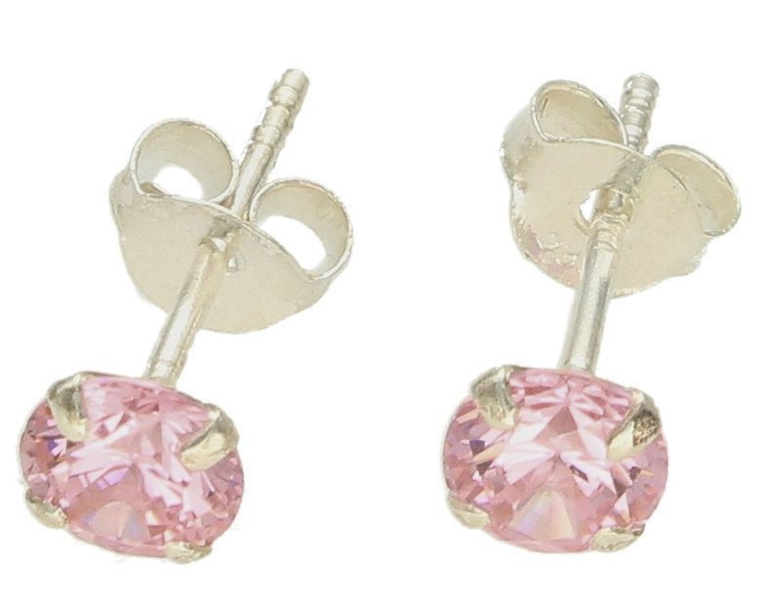 Srebrne kolczyki damskie wkrętki z różową cyrkonią DIA-KLC-10347-925. Srebrne kolczyki damskie. Srebrne kolczyki wkrętki. Srebrne kolczyki damskie z cyrkoniami. Kolczyki srebrne z cyrkonią na prezent..jpg