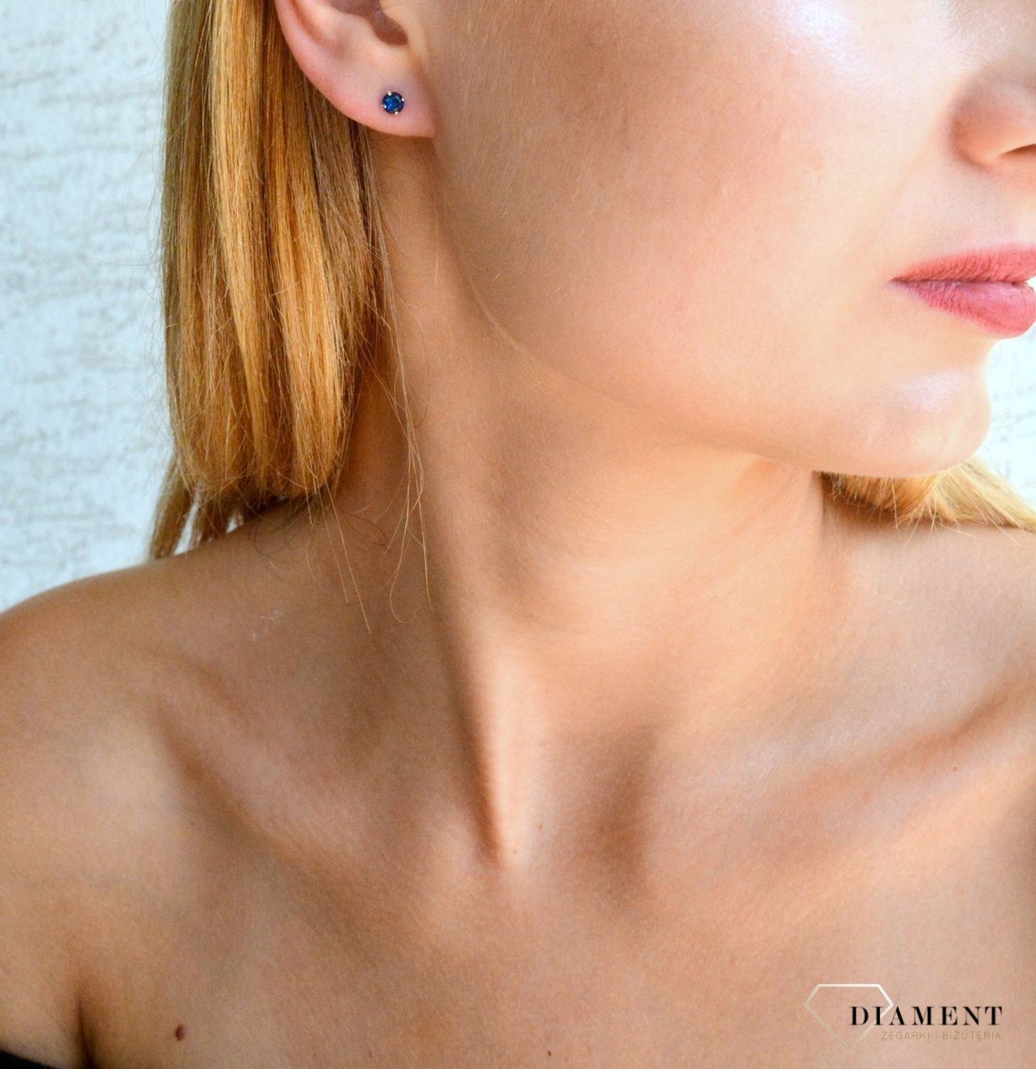 Srebrne kolczyki damskie wkrętki z niebieską cyrkonią DIA-KLC-10350-925. Srebrne kolczyki damskie. Srebrne kolczyki wkrętki. Srebrne kolczyki damskie z cyrkoniami. Kolczyki srebrne z cyrkonią na prezent..jpg