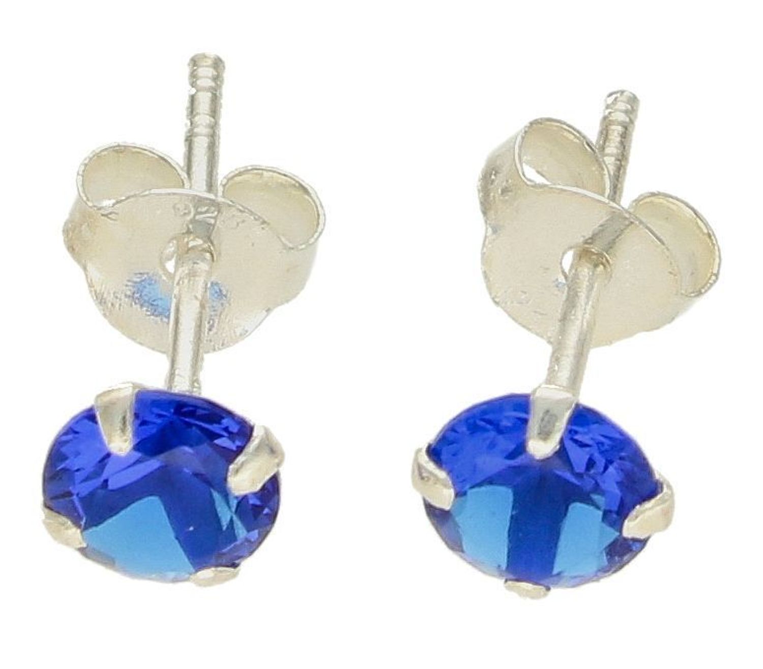 Srebrne kolczyki damskie wkrętki z niebieską cyrkonią DIA-KLC-10352-925. Srebrne kolczyki damskie. Srebrne kolczyki wkrętki. Srebrne kolczyki damskie z cyrkoniami. Kolczyki srebrne z cyrkonią na prezent..jpg