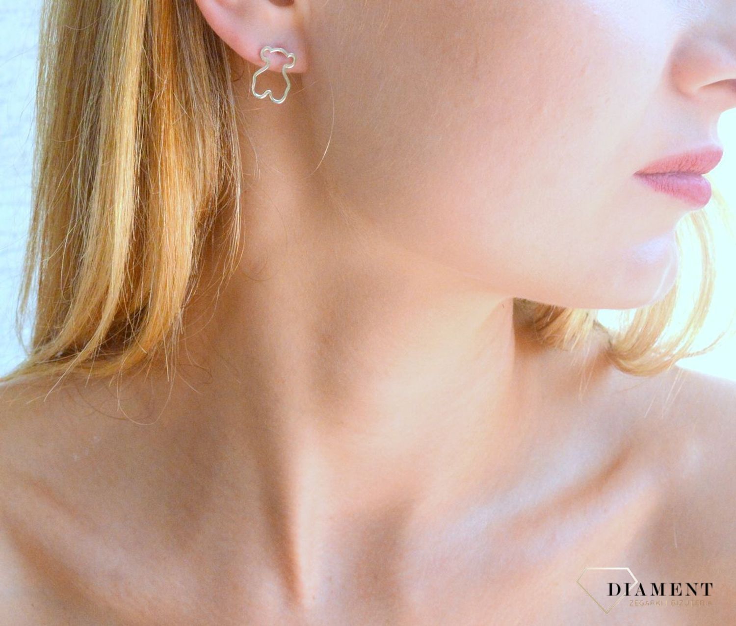 Srebrne kolczyki damskie misie tuos wkrętki DIA-KLC-10354-925. Srebrne kolczyki damskie. Srebrne kolczyki wkrętki. Srebrne kolczyki damskie w kształcie misia. Kolczyki srebrne na sztyft..jpg