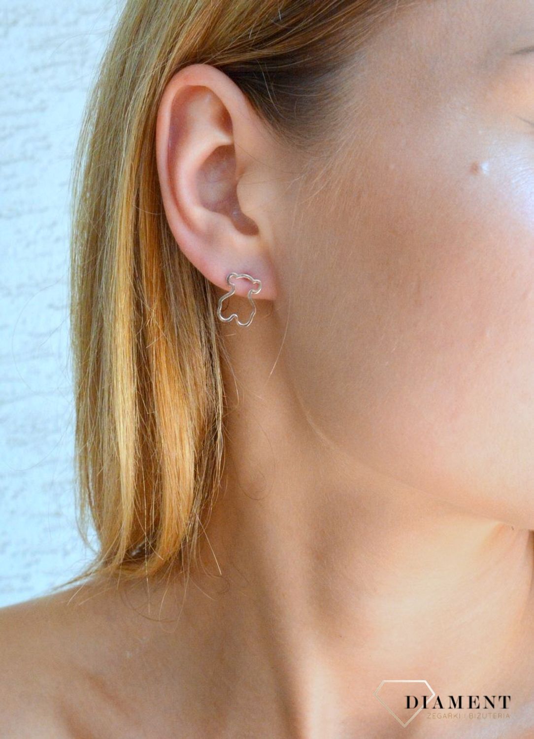 Srebrne kolczyki damskie misie tuos wkrętki DIA-KLC-10354-925. Srebrne kolczyki damskie. Srebrne kolczyki wkrętki. Srebrne kolczyki damskie w kształcie misia. Kolczyki srebrne na sztyft..jpg