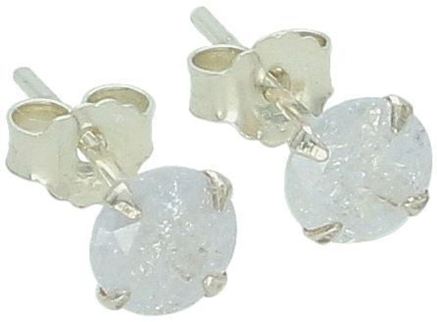 Delikatne kolczyki srebrne 925 z mleczną cyrkonią 4 mm, model DIA-KLC-10566M-925, zapięcie na sztyft. Idealne na co dzień i jako elegancki dodatek.1.jpg