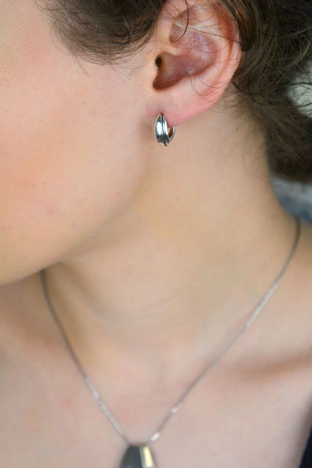 Srebrne kolczyki damskie 925 zapięcie angielskie DIA-KLC-10582-925.jpg