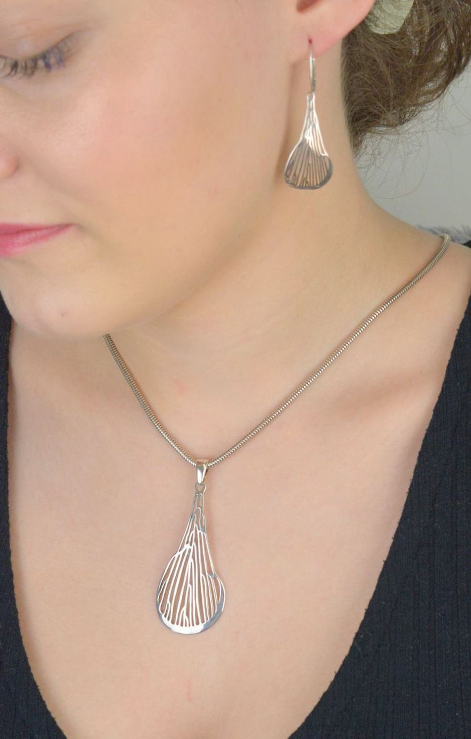 Kolczyki damskie wiszące łezki ażurowe próba 925, DIA-KLC-10583-925.jpg