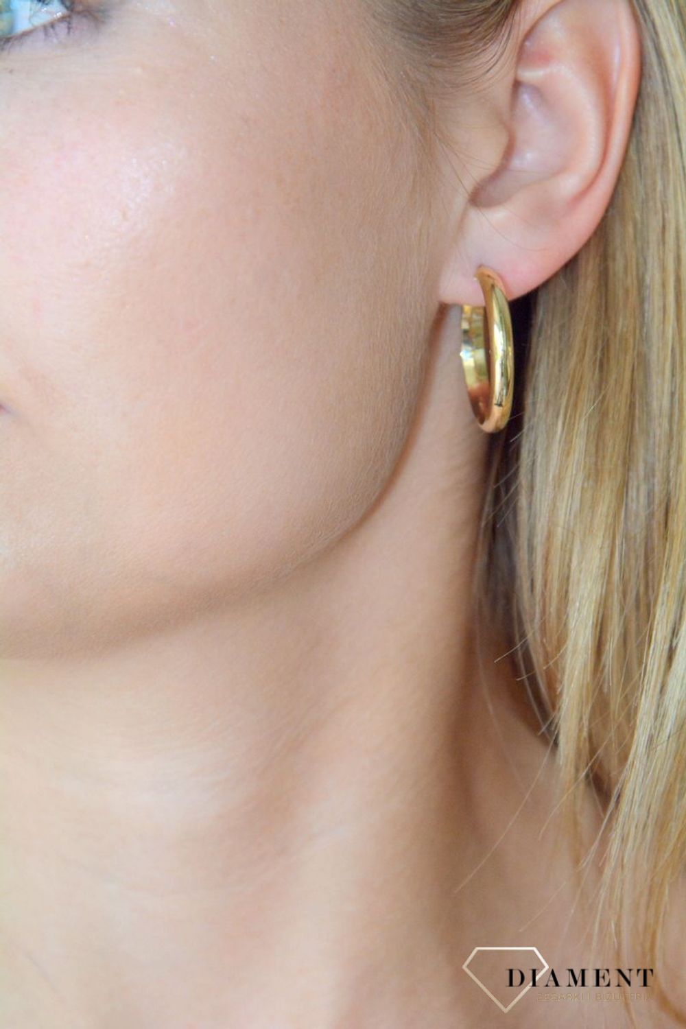 Złote kolczyki 585 gładkie koła klasyczne DIA-KLC-10679-585. Złote kolczyki koła. Kolczyki klasyczne koła. Kolczyki gładkie koła. Koła złote kolczyki. Kolczyki damskie złota koła idealne na prez.jpg