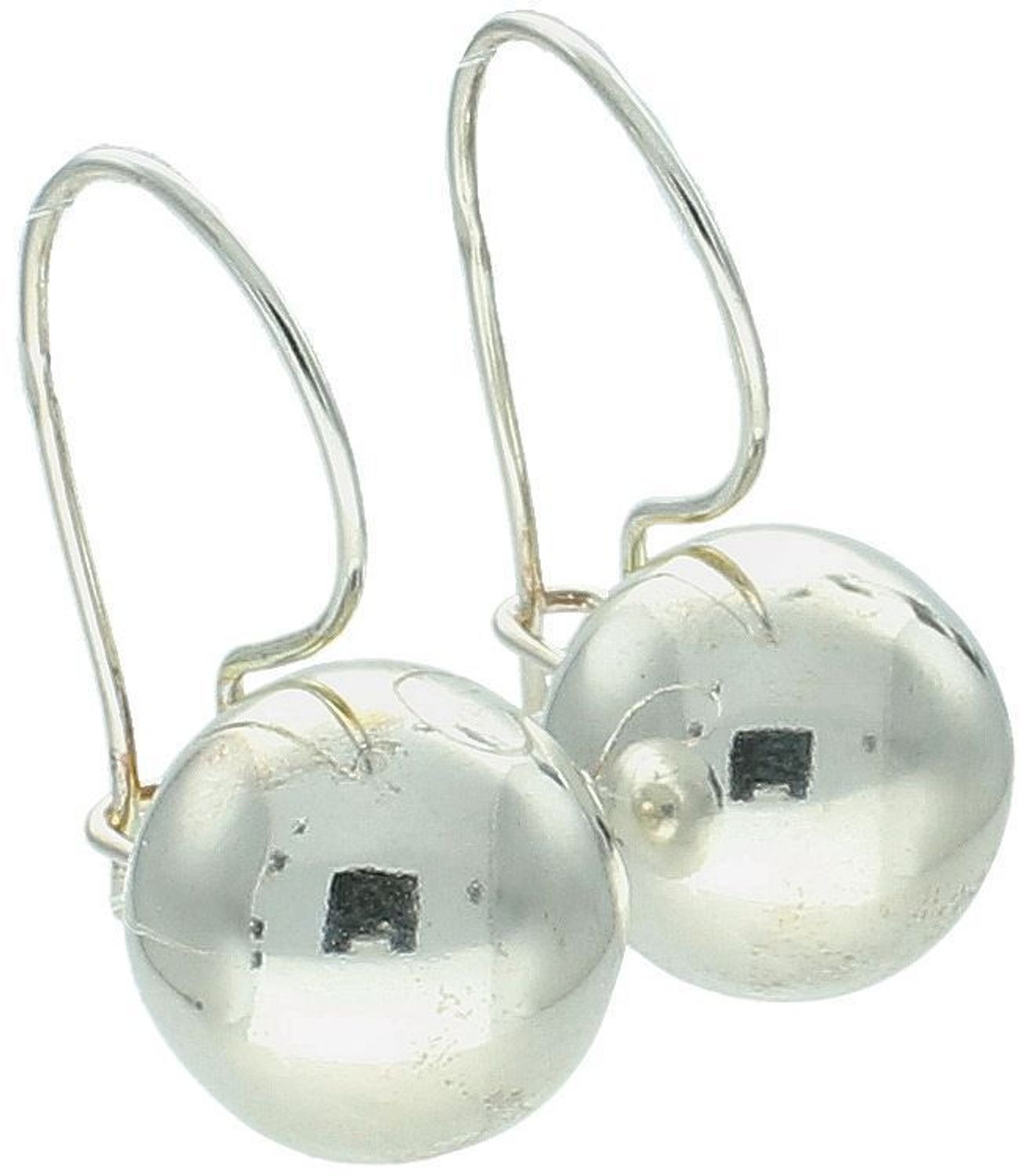 Eleganckie srebrne kolczyki damskie 925 – wiszące kulki o średnicy 15 mm z zapięciem typu bigiel. Ponadczasowy styl i wysoka jakość. Model DIA-KLC-10751-925, waga 6,40 g.1.jpg