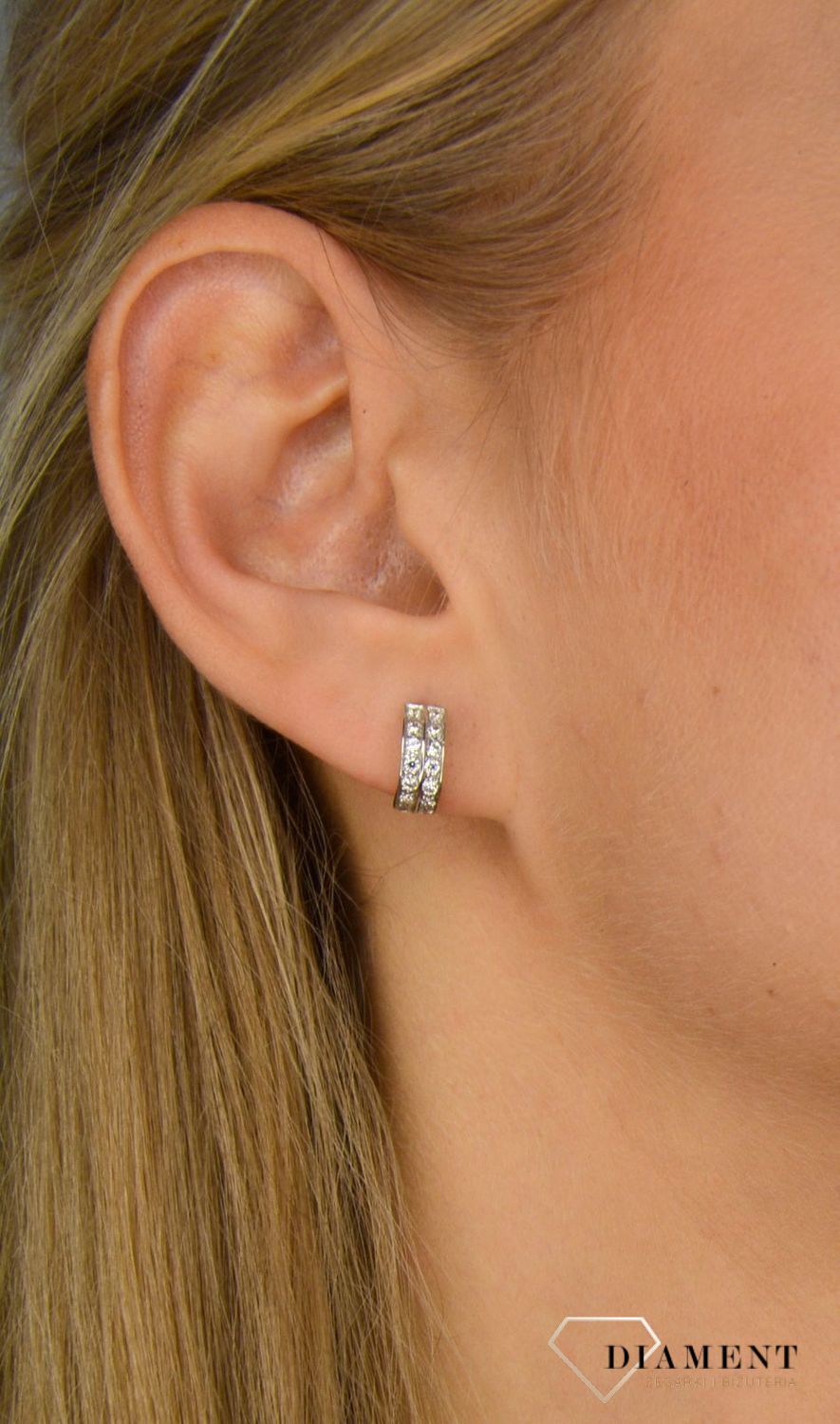 Złote kolczyki 585 okrągłe z cyrkonią DIA-KLC-1076-585.jpg