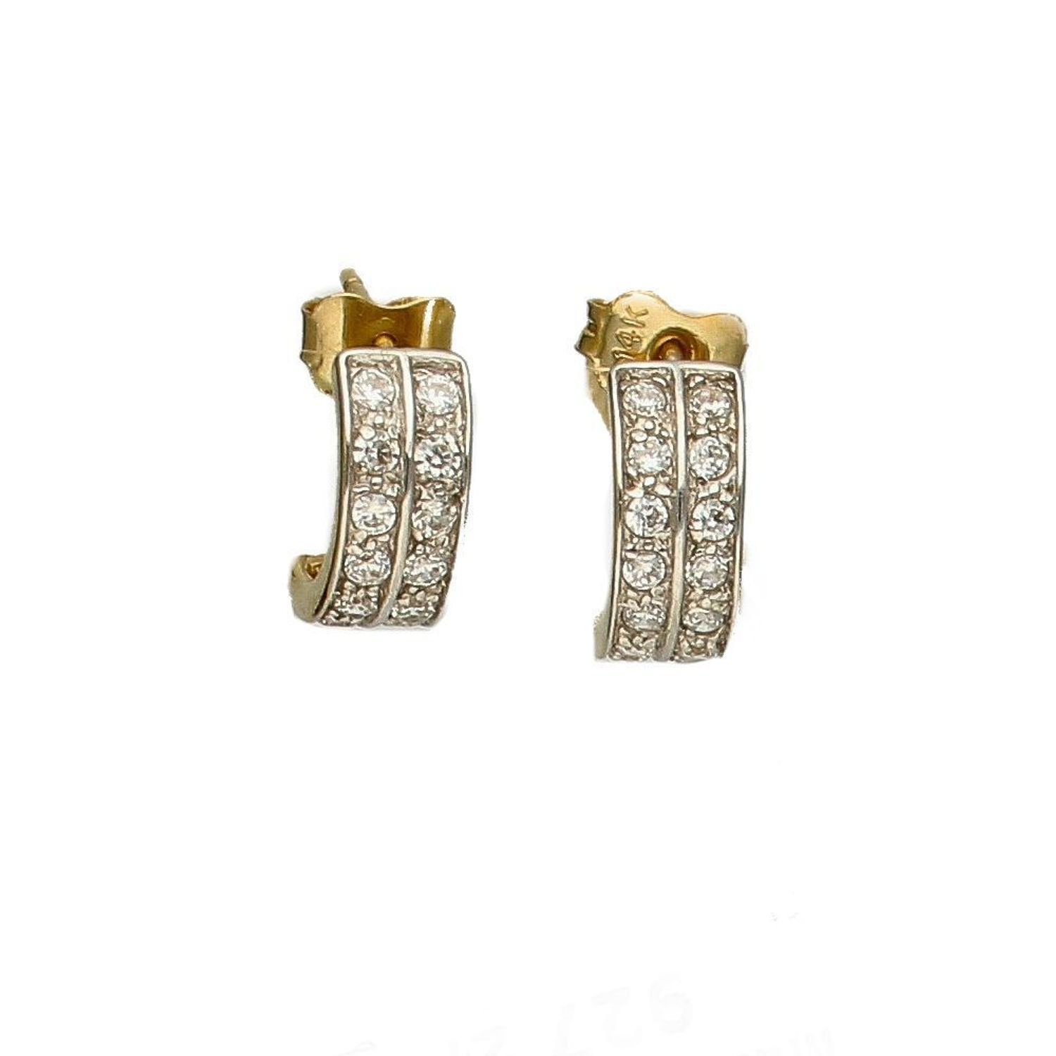 Złote kolczyki 585 okrągłe z cyrkonią DIA-KLC-1076-585.jpg