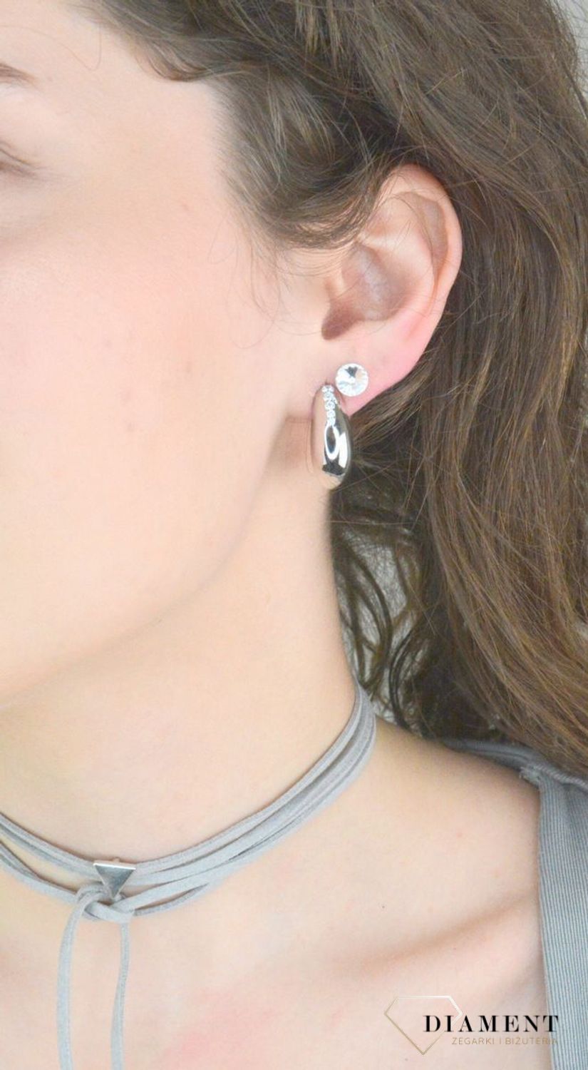 Kolczyki srebrne wkrętki biała cyrkonia próba 925, DIA-KLC-10849-925. Kolczyki zapinane na sztyft. Kolczyki srebrne diamenciki. Kolczyki srebrne z białą cyrkonią.1.jpg