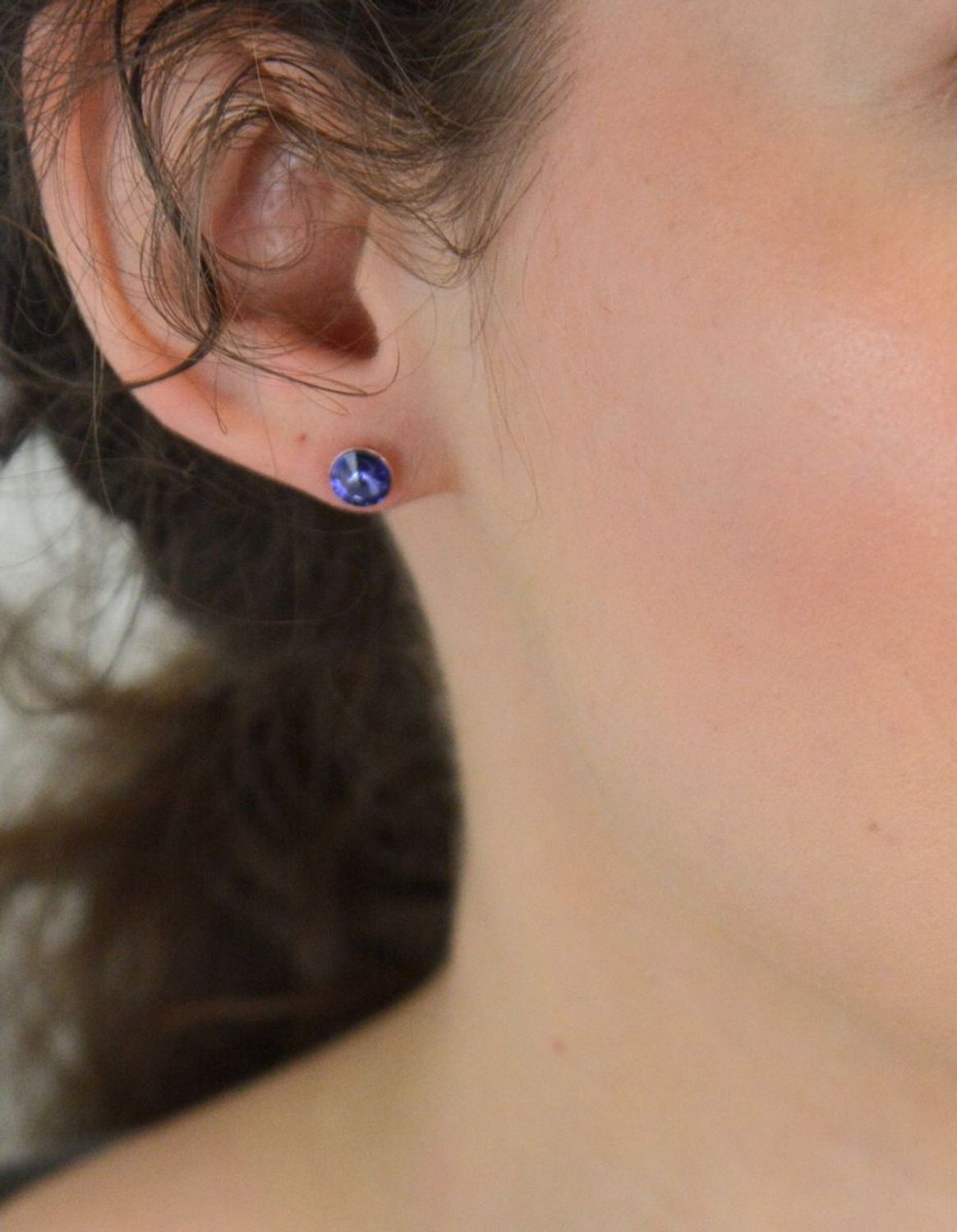 Kolczyki srebrne fioletowe kryształki Swarovski 925, DIA-KLC-10851-925.jpg