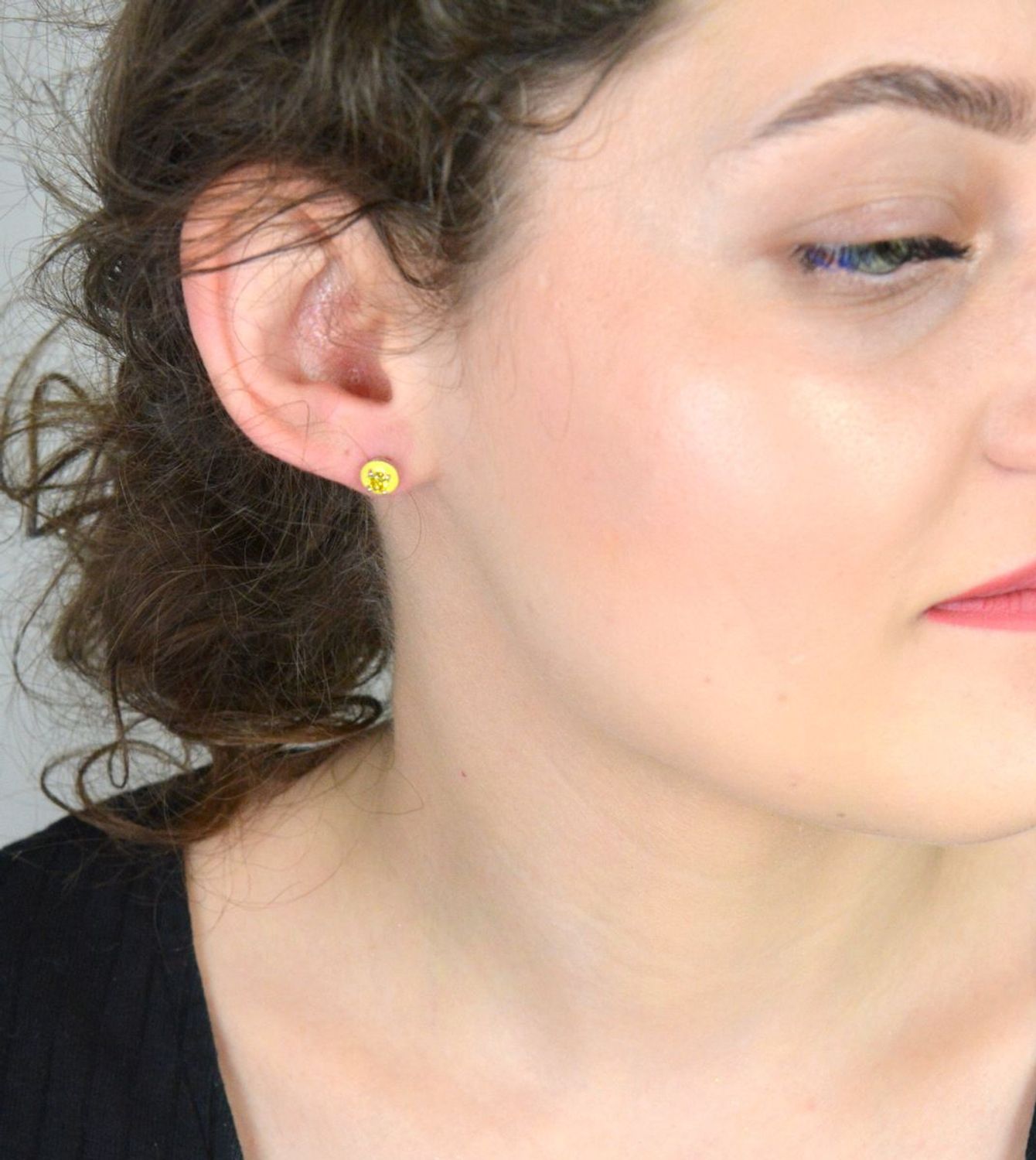 Kolczyki srebrne żółte cyrkonie 925, DIA-KLC-10946-925.jpg