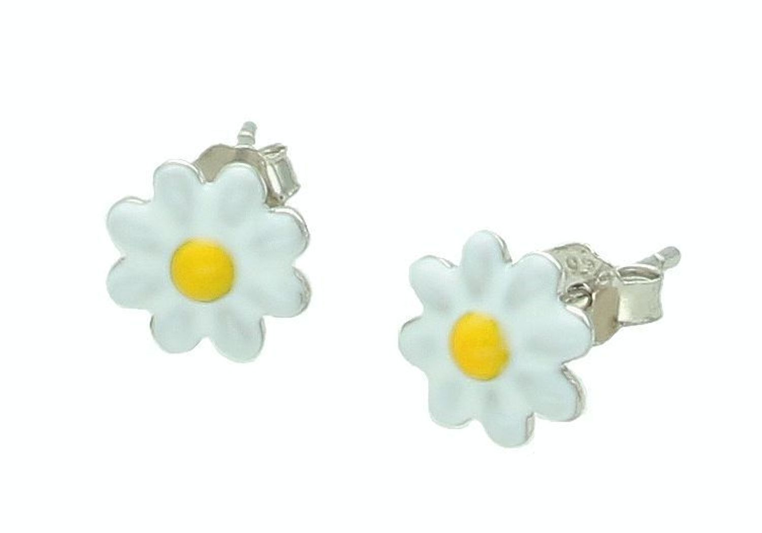 Srebrne kolczyki dziecięce 925 stokrotki wkrętki DIA-KLC-10961-925.jpg