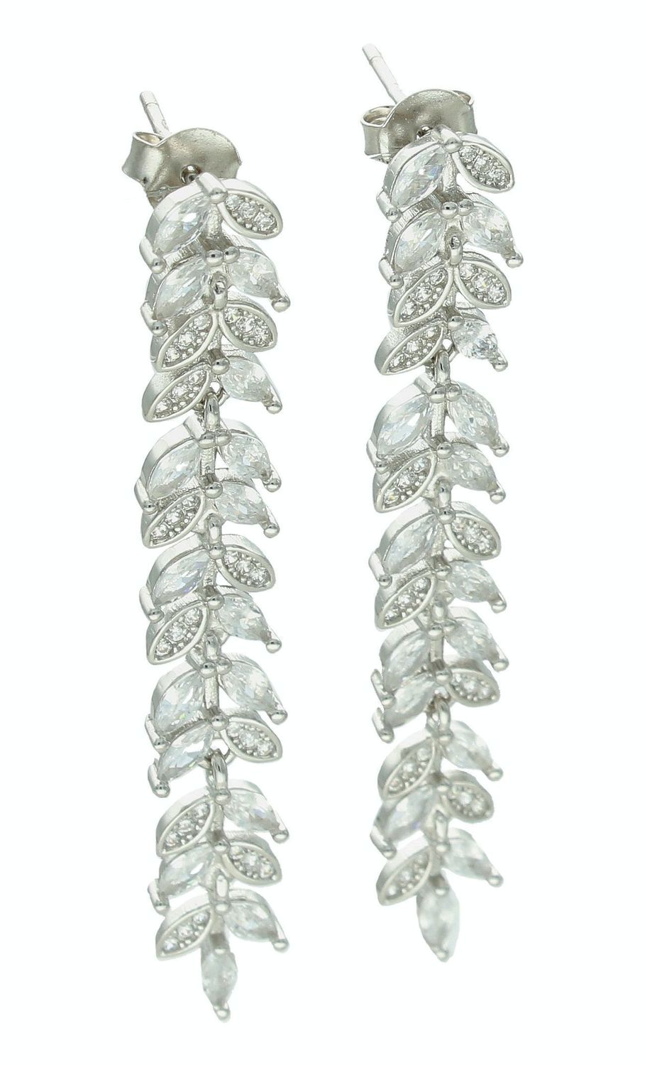 Srebrne kolczyki damskie 925 wiszące eleganckie bogate w cyrkonie DIA-KLC-10966-925.jpg