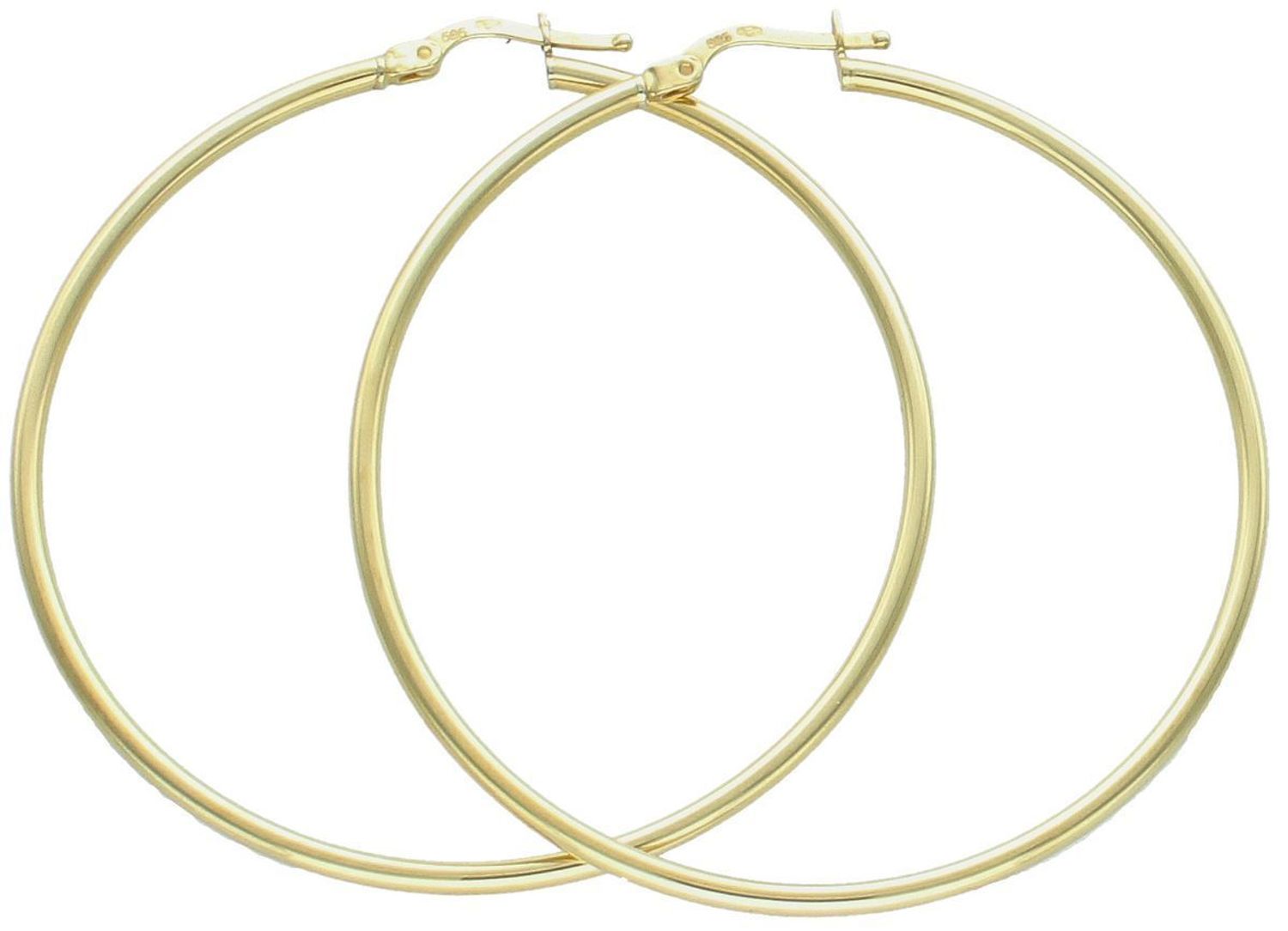 Kolczyki Koła 585 z Żółtego Złota – Model DIA-KLC-11132-585.jpg