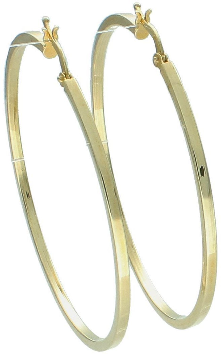 Kolczyki złote koła 5,5cm pr 585, DIA-KLC-11133-585 Złote kolczyki wykonane z wysokiej jakości żółtego złota, próby 585. Kolczyki o formie koła. Kolczyki złote wiszące idealne sprawdzą się na prezent. 1.jpg