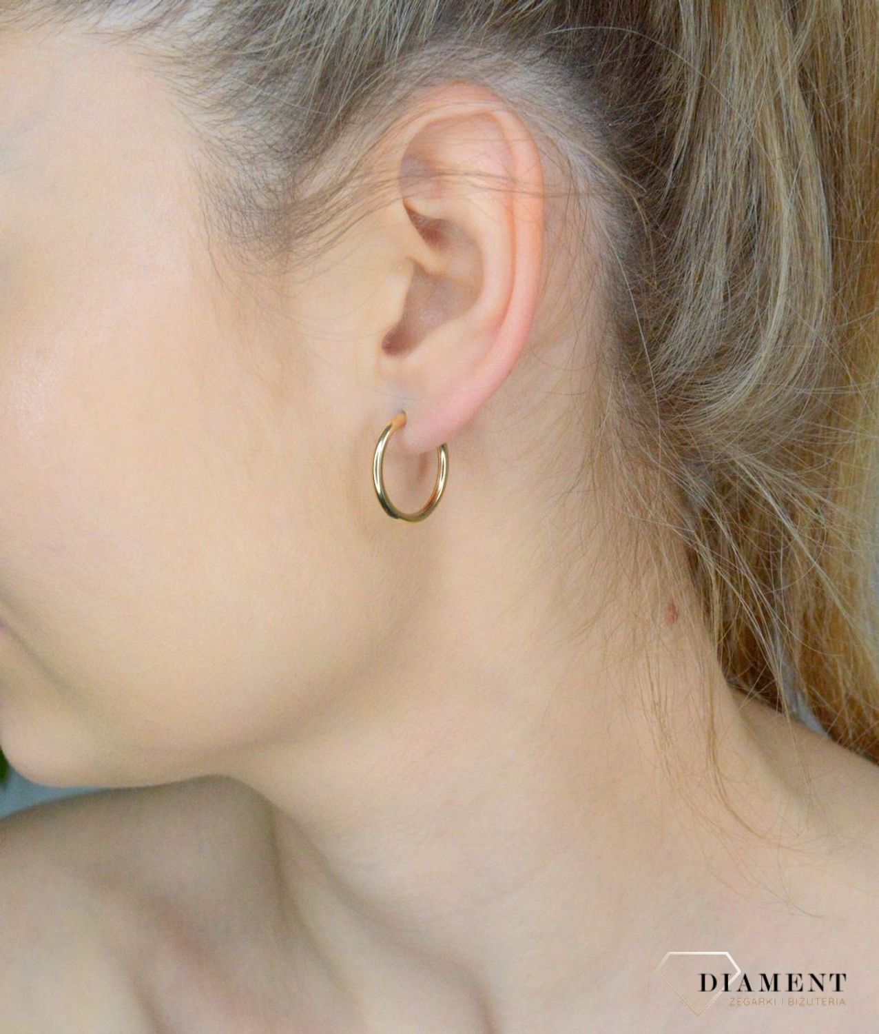 Złote kolczyki damskie 375 złote kolczyki koła DIA-KLC-11196-375.jpg