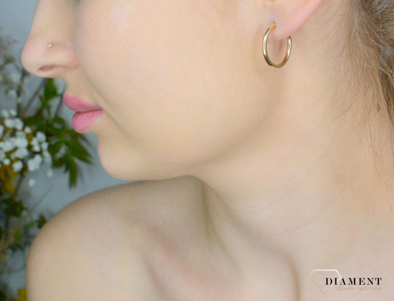 Złote kolczyki damskie 375 złote kolczyki koła DIA-KLC-11196-375.jpg