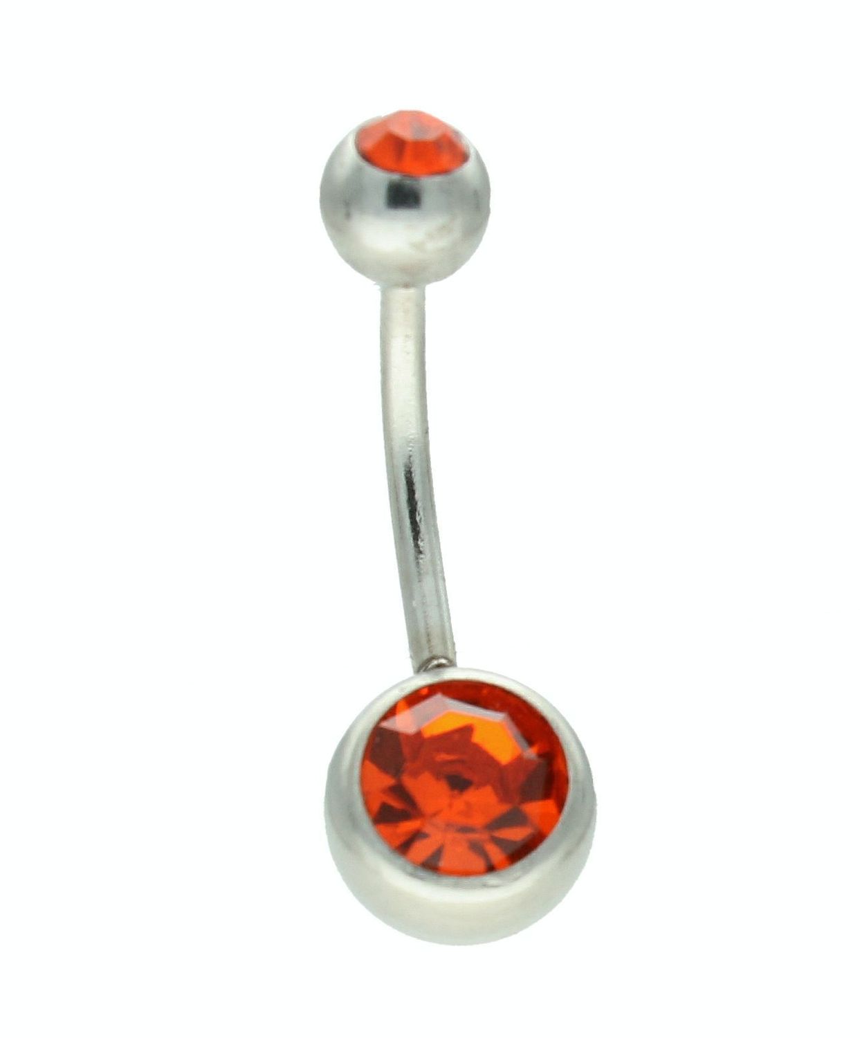 Kolczyk do pępka stalowy kulka z pomarańczową cyrkonią DIA-KLC-11260-POMARAŃCZOWY-STAL. Stalowy kolczyk do pępka. Kolczyk do pępka z cyrkonią. Kolczyk do pępka ze stali chirurgicznej. Kolczyk do pępka na prezent. Biżuteria n.jpg